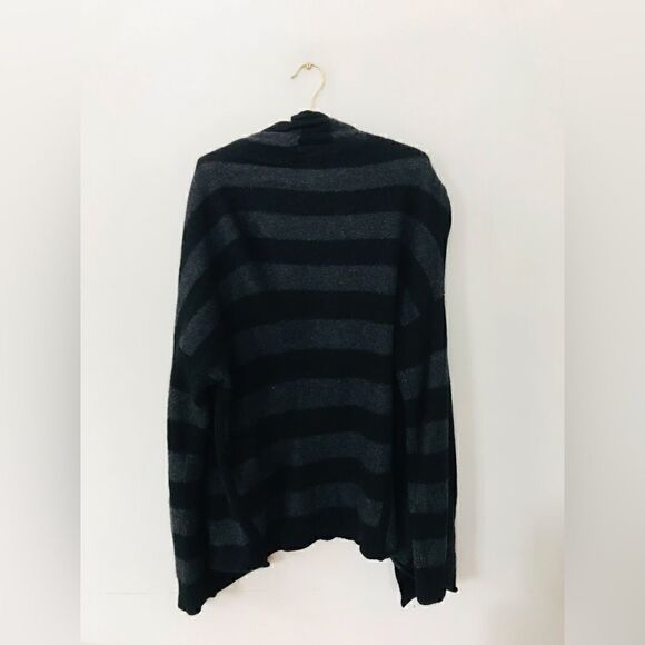 Vince | black and grey oversized cashmere blend cardigan sweater | size large - Picture 6 of 7